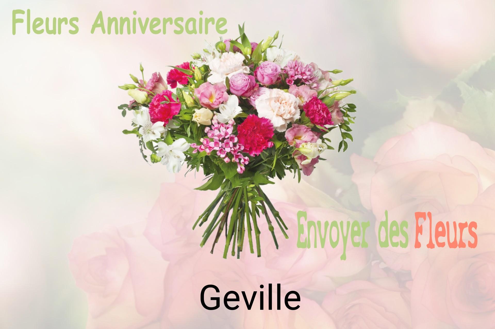 Bouquet de fleurs d’anniversaire livré à Geville