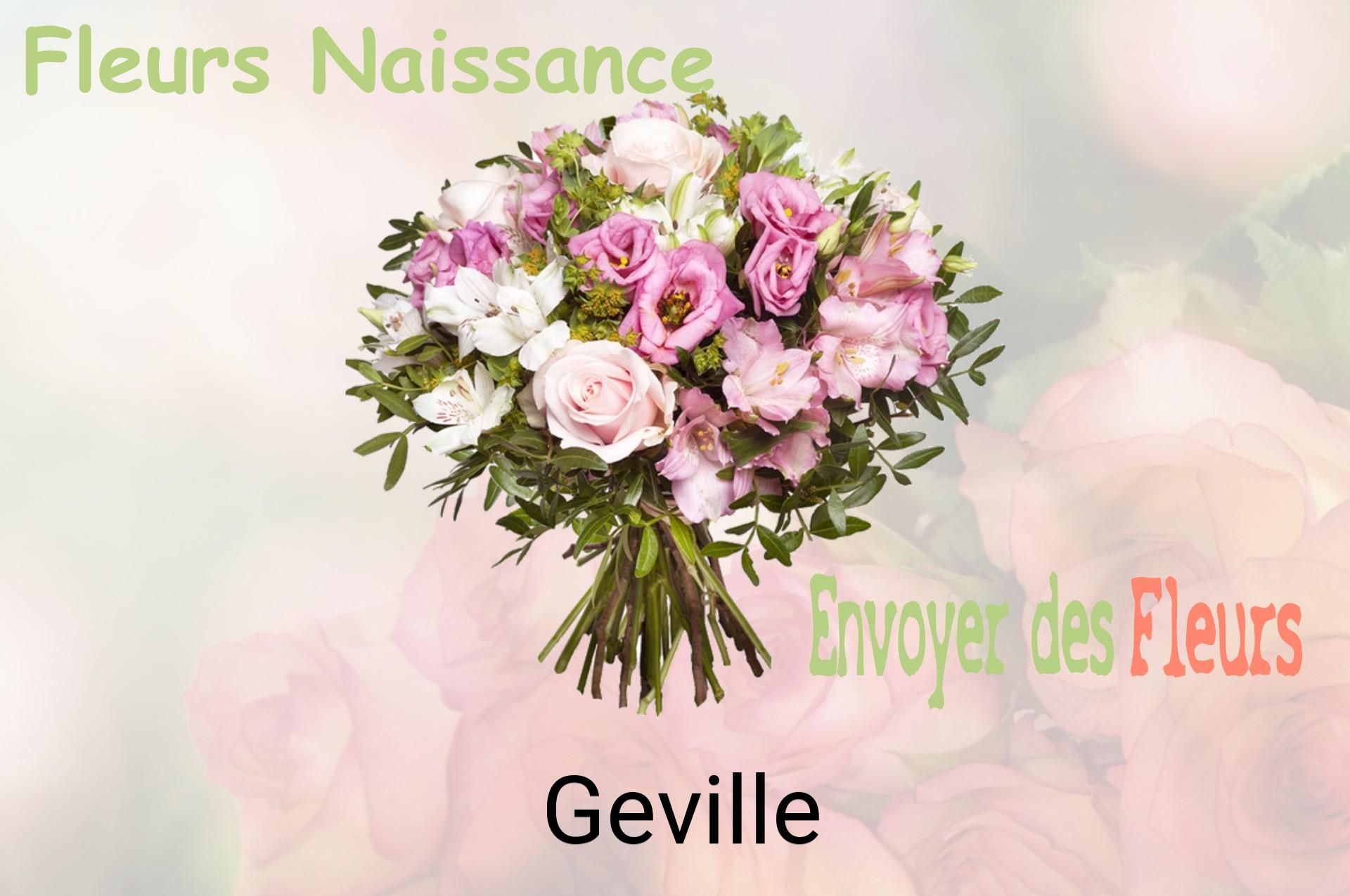 Bouquet de fleurs de naissance livré à Geville